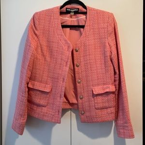 Karl Lagerfeld Paris tweed blazer